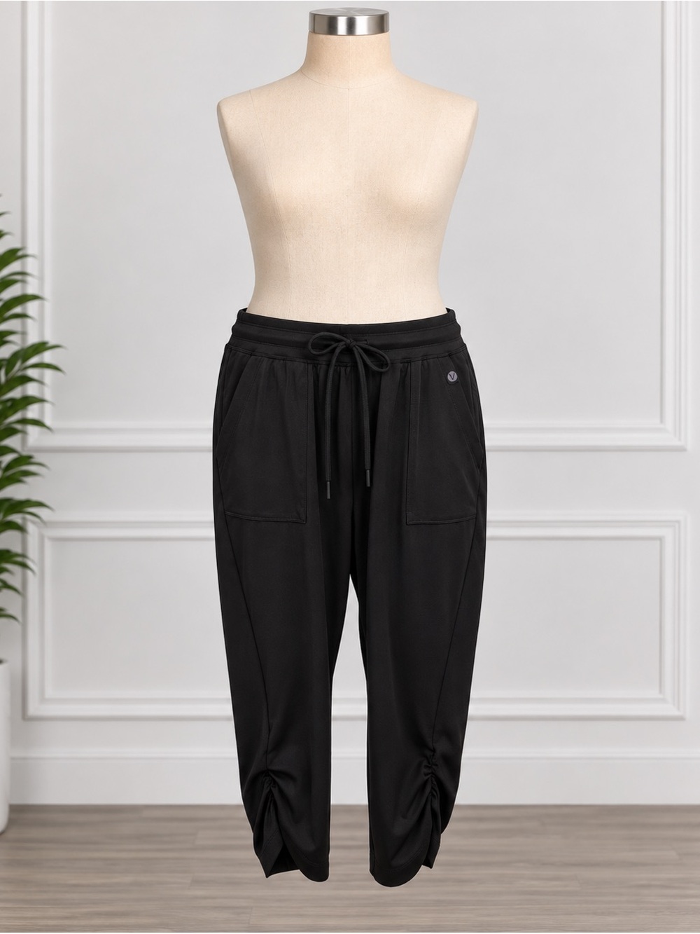 LIVI LANE BRYANT Active Drawstring Capri Jogger Pants size 14/16